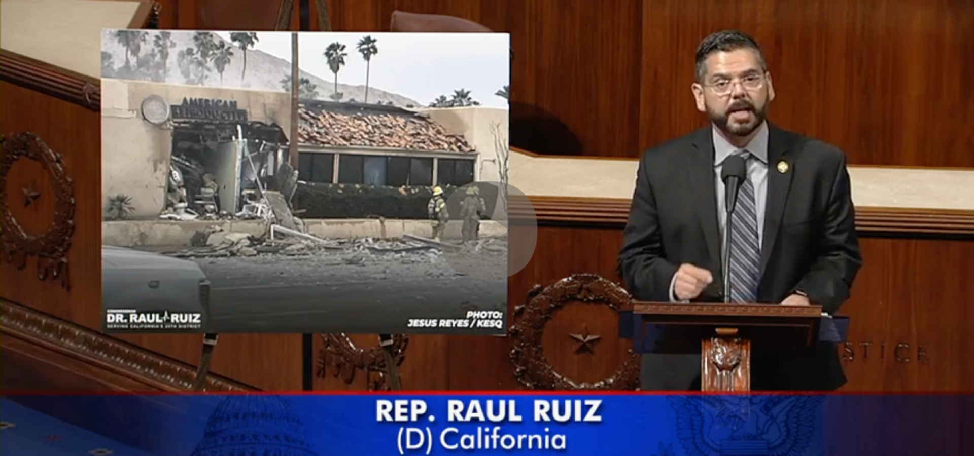 Congressman Ruiz Delivers Remarks on the House Floor on Palm Springs IVF Facility Terrorist Attack