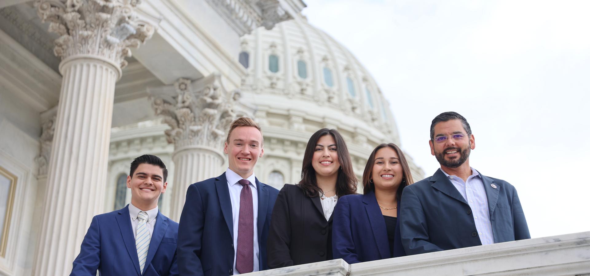 Rep. Ruiz with Spring 2025 Interns