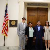 Congressman Ruiz with  D.C. 2023 Summer Interns 