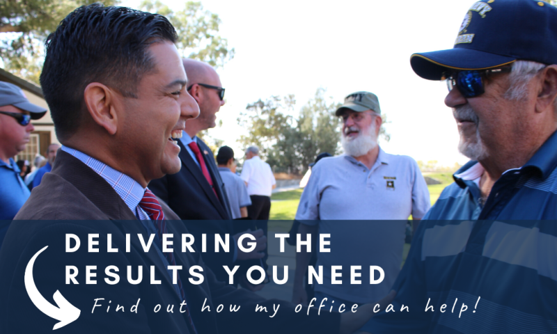 Rep. Ruiz Speaks with Veterans