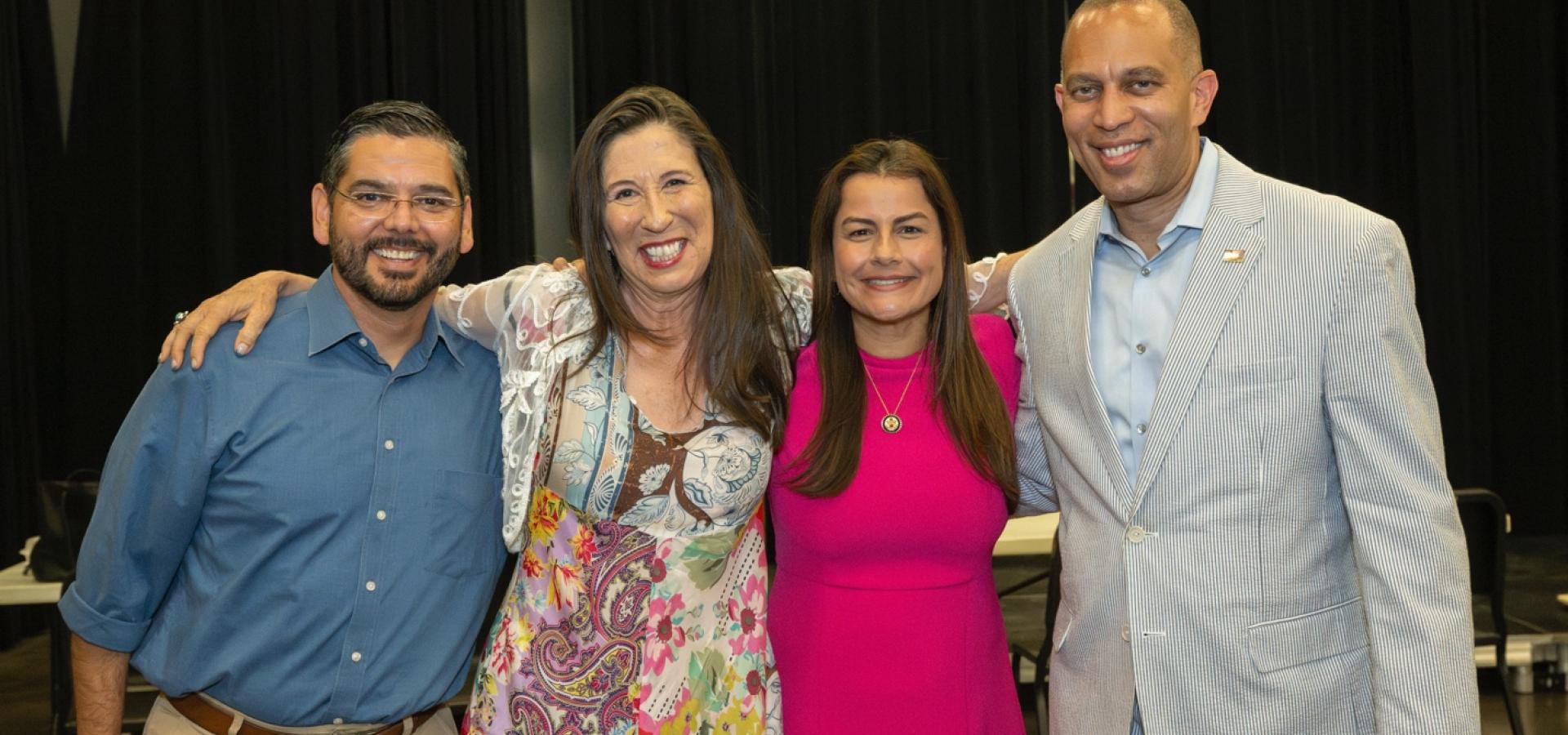 Reps. Ruiz, Leger Fernández, Barragán, and Leader Jeffries